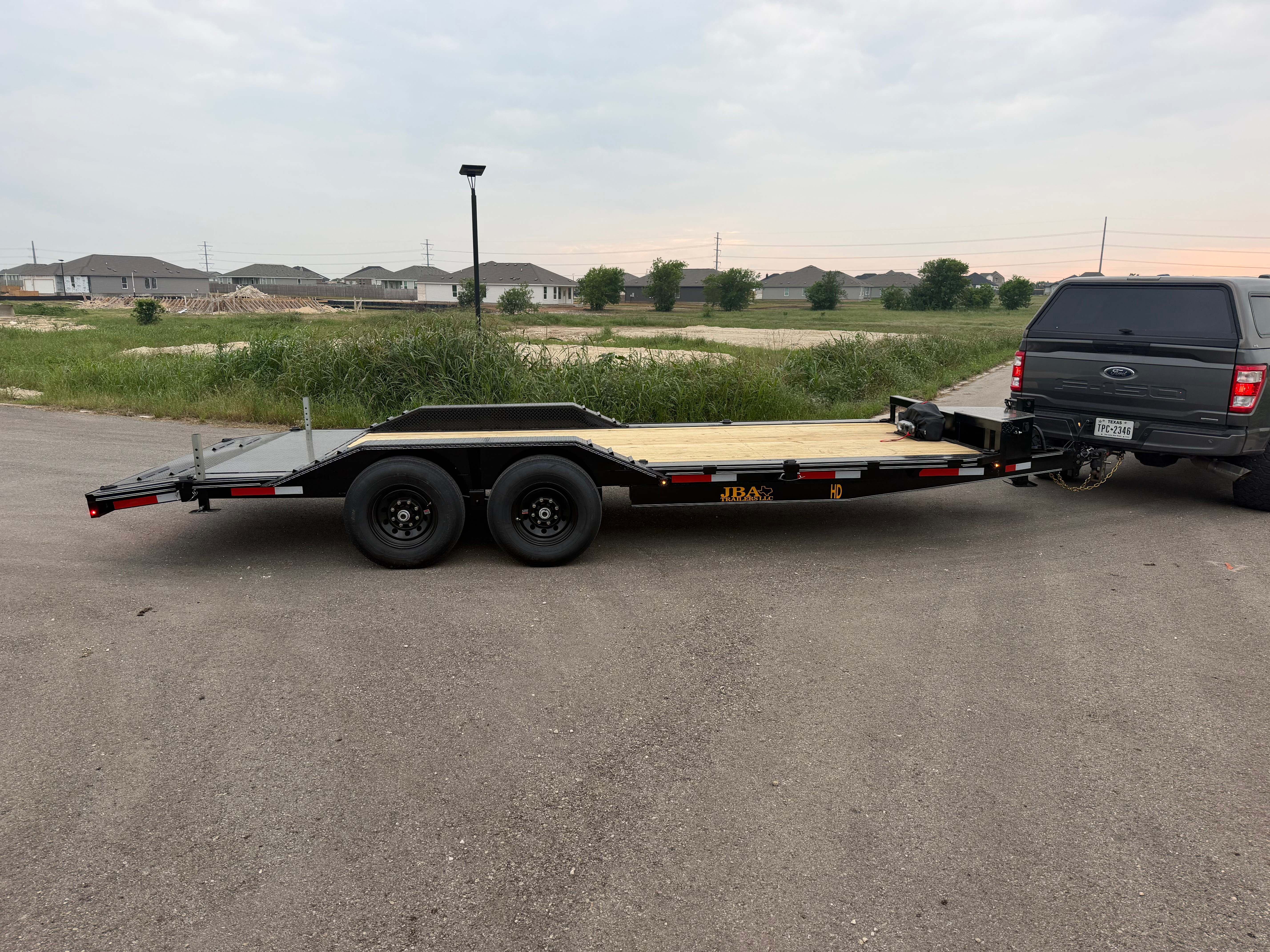 Car hauler trailer rental in Salado, Texas - LM Trailer Rentals serving Central Texas